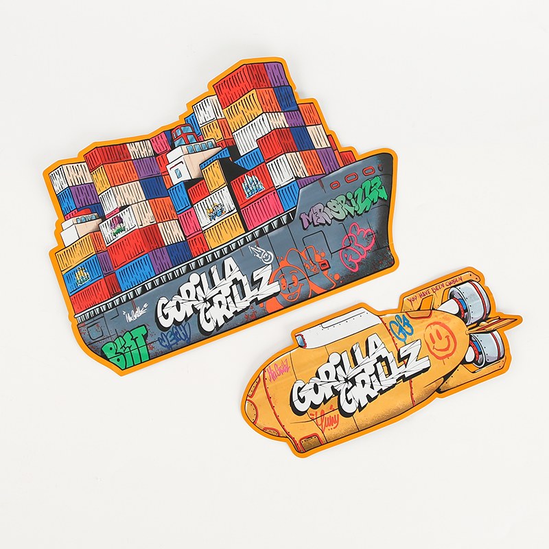 カスタム形状のマイラーバッグ