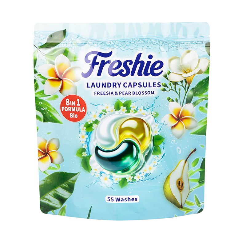 ジッパー付き洗濯洗剤袋